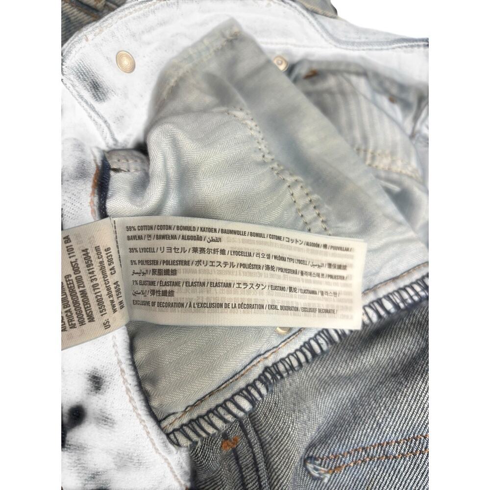 Abercrombie & Fitch Bootcut Jeans Women’s Size 4L Long W27 L35 Dark Wash - Picture 6 of 6
